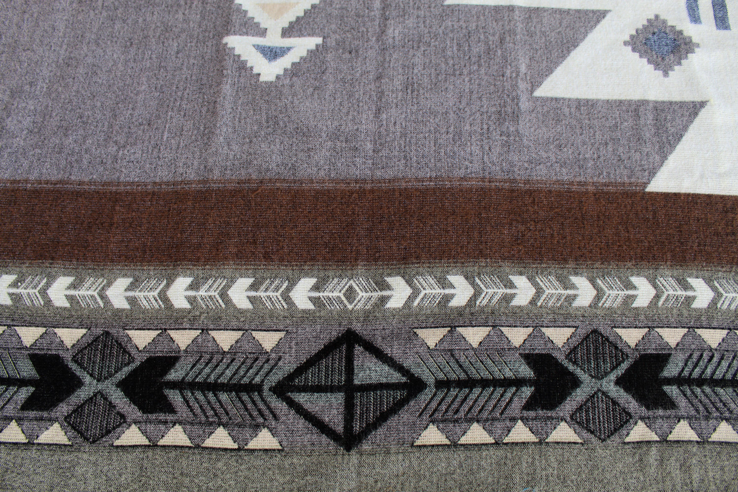 Inca Blanket, Desert Sand: Alpaca Wool, Recycled Acrylic, Fair Trade 89"  79"