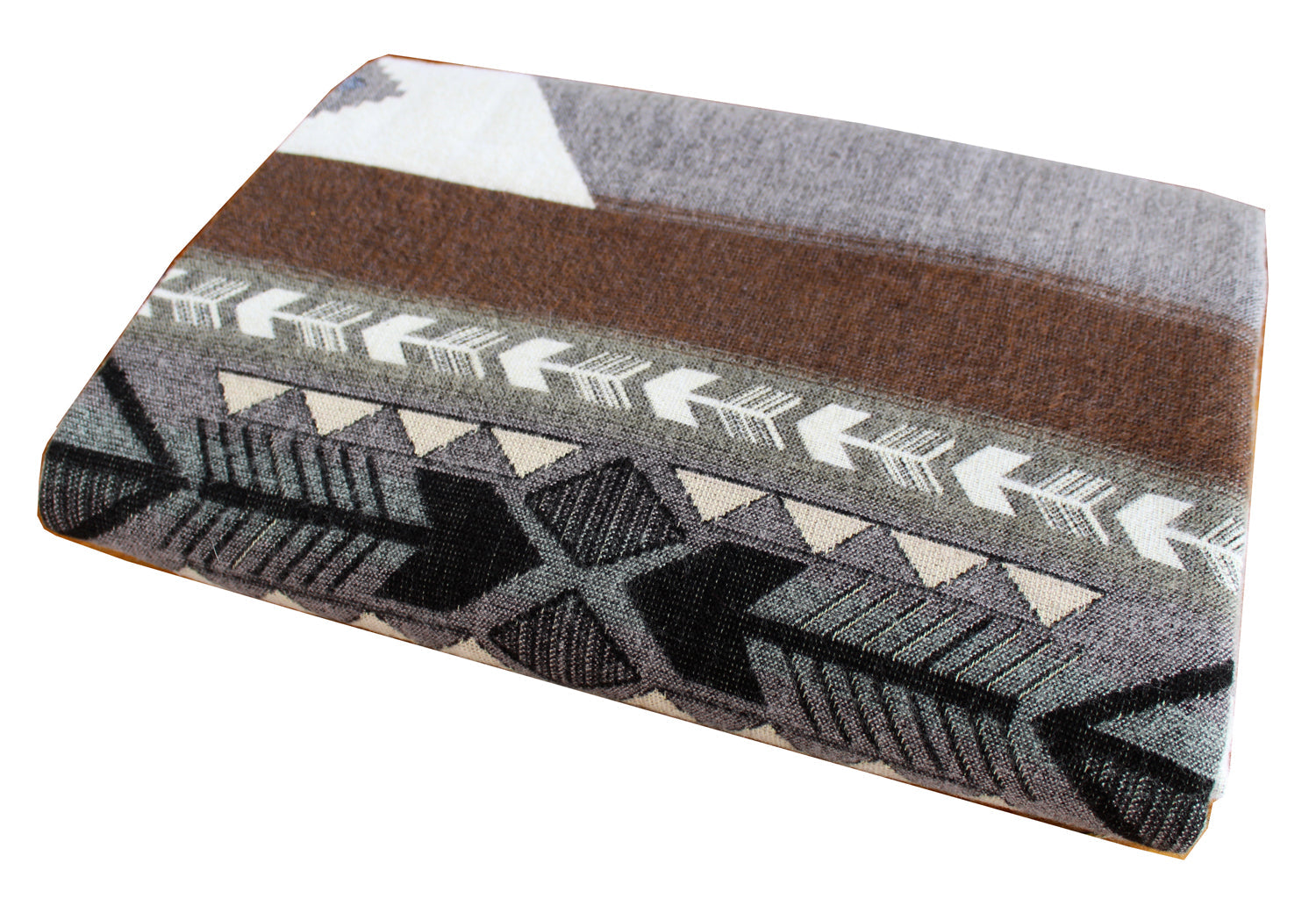 Inca Blanket, Desert Sand: Alpaca Wool, Recycled Acrylic, Fair Trade 89"  79"