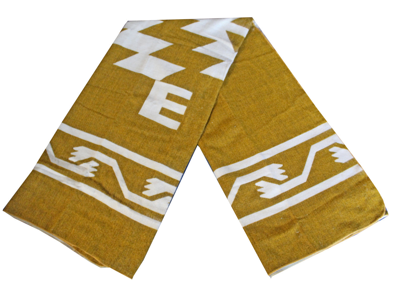 La Eva Blanket-Mustard; Alpaca Wool and Recycled Acrylic fibers, 90" x 79"
