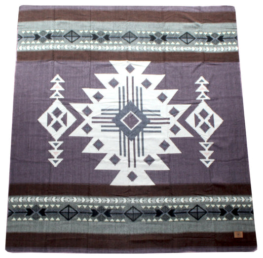 Inca Blanket, Desert Sand: Alpaca Wool, Recycled Acrylic, Fair Trade 89"  79"