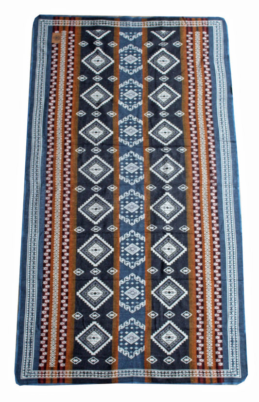 Tierra y Fuego Throw Blanket; Alpaca Wool & Acrylic 80" x 45"