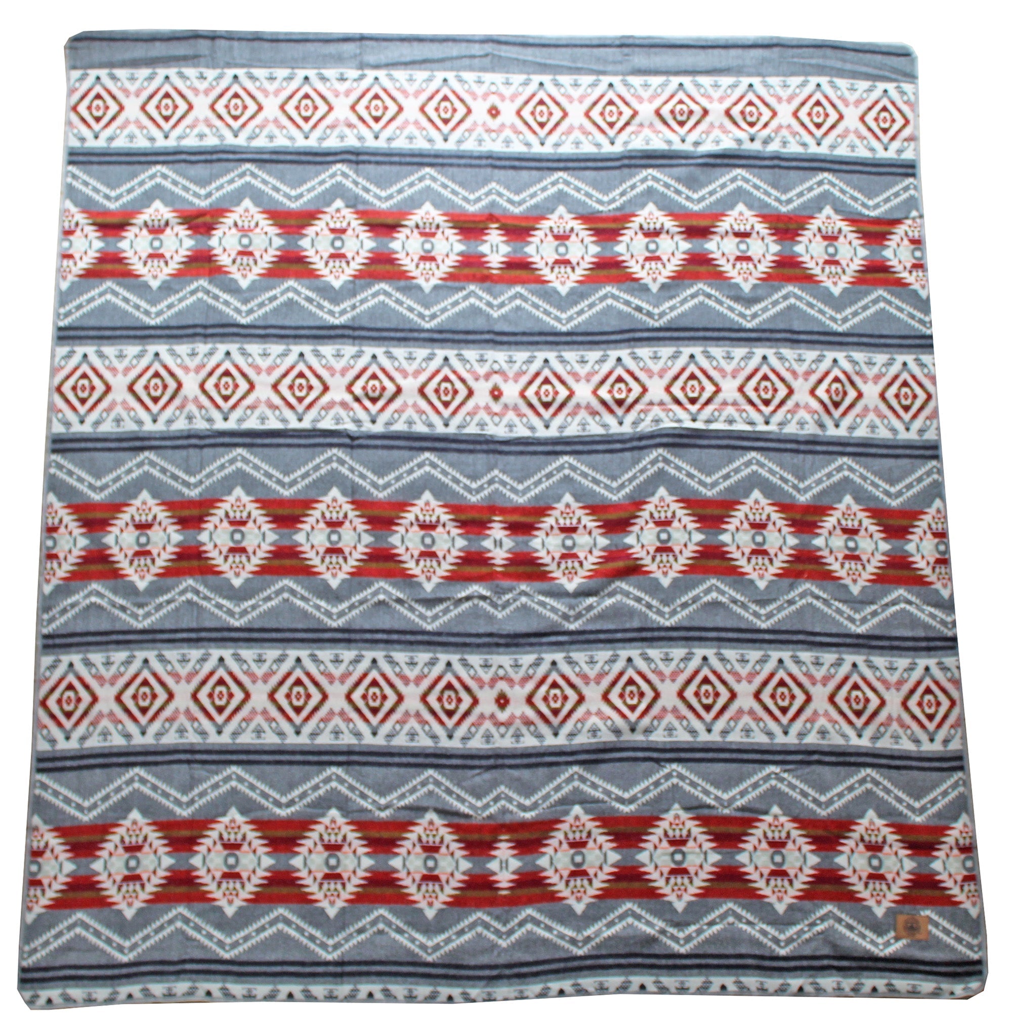 The Vulcan Traditional Andes Blanket: Alpaca Wool,Sheep Wool, and Acrylic 79" x 89" (Full Size)