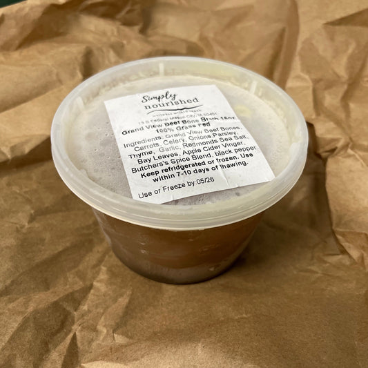 Grass Fed Beef Bone Broth