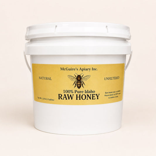 1 Gallon Raw Honey, Idaho McGuire's Apiary