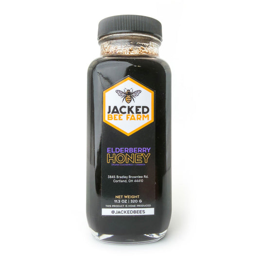 Jacked Bees Elderberry Honey | 11.3oz