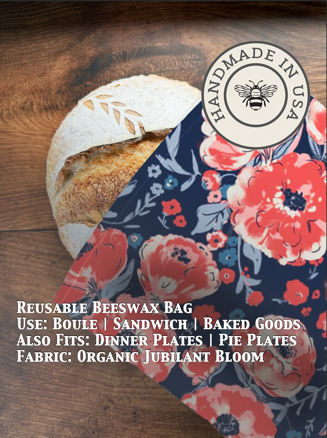 Handmade Bread Bag | Beeswaxed