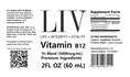 Cargar la imagen en la vista de la galería, Vitamin B12 Tri-Blend Liquid Energy Booster (5000mcg, 60 servings)
