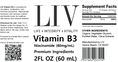 Load image into Gallery viewer, Vitamin B3 Niacin Liquid (Niacinamide 80mg, 60 servings)
