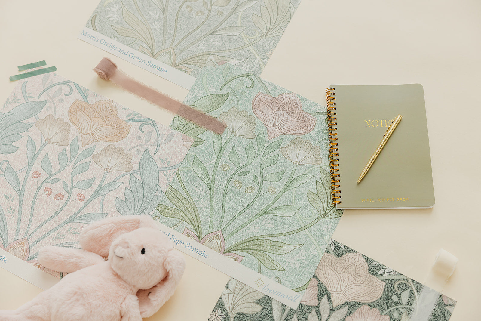 Morris Wallpaper by Aynsley Ovard x Bloomery Decor
