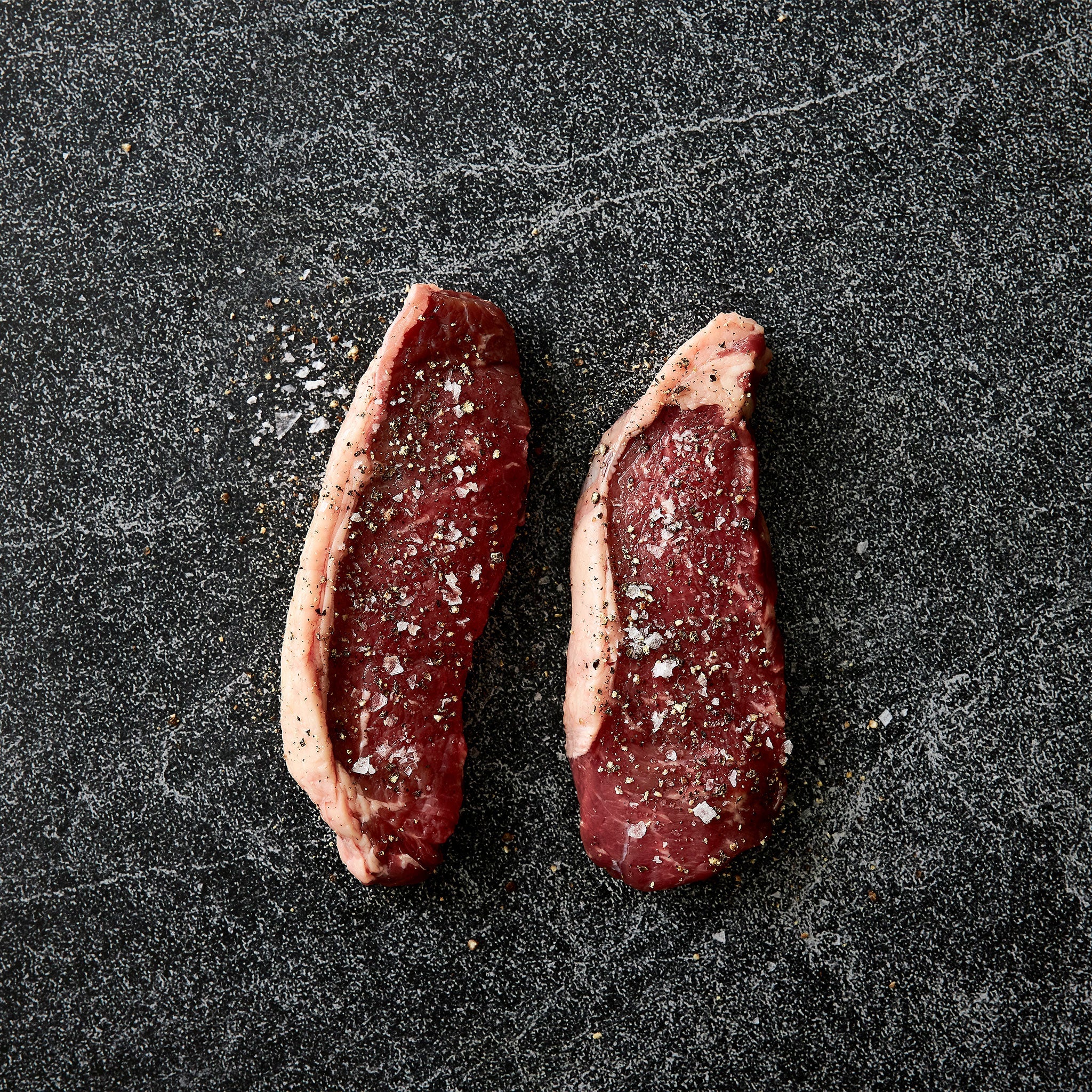 Grass Fed New York Strip Steaks (Two Steaks)