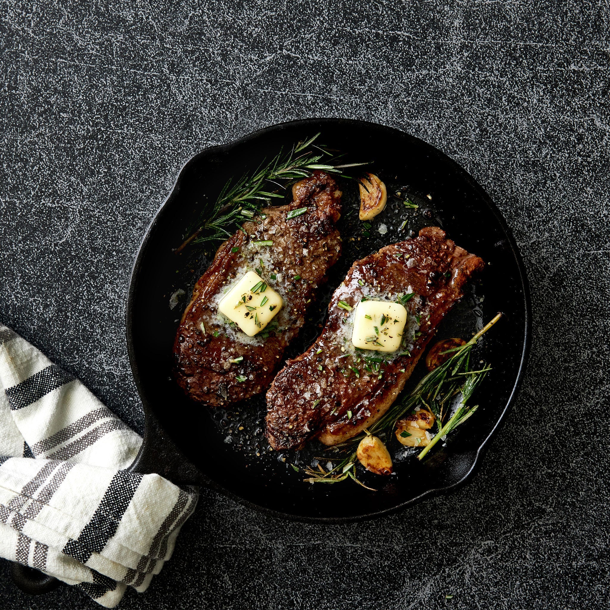 Grass Fed New York Strip Steaks (Two Steaks)