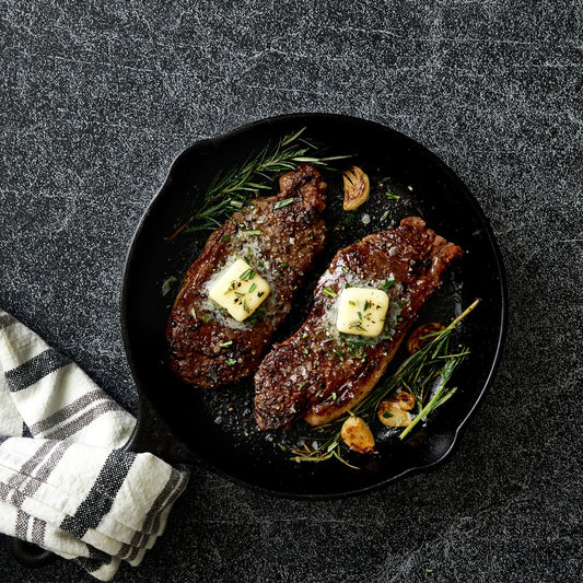 Grass Fed New York Strip Steaks (Two Steaks)