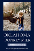 Load image into Gallery viewer, Buy Donkey Milk from Oklahoma Donkey Dairy Schedule your Trip to pick up raw donkey milk
