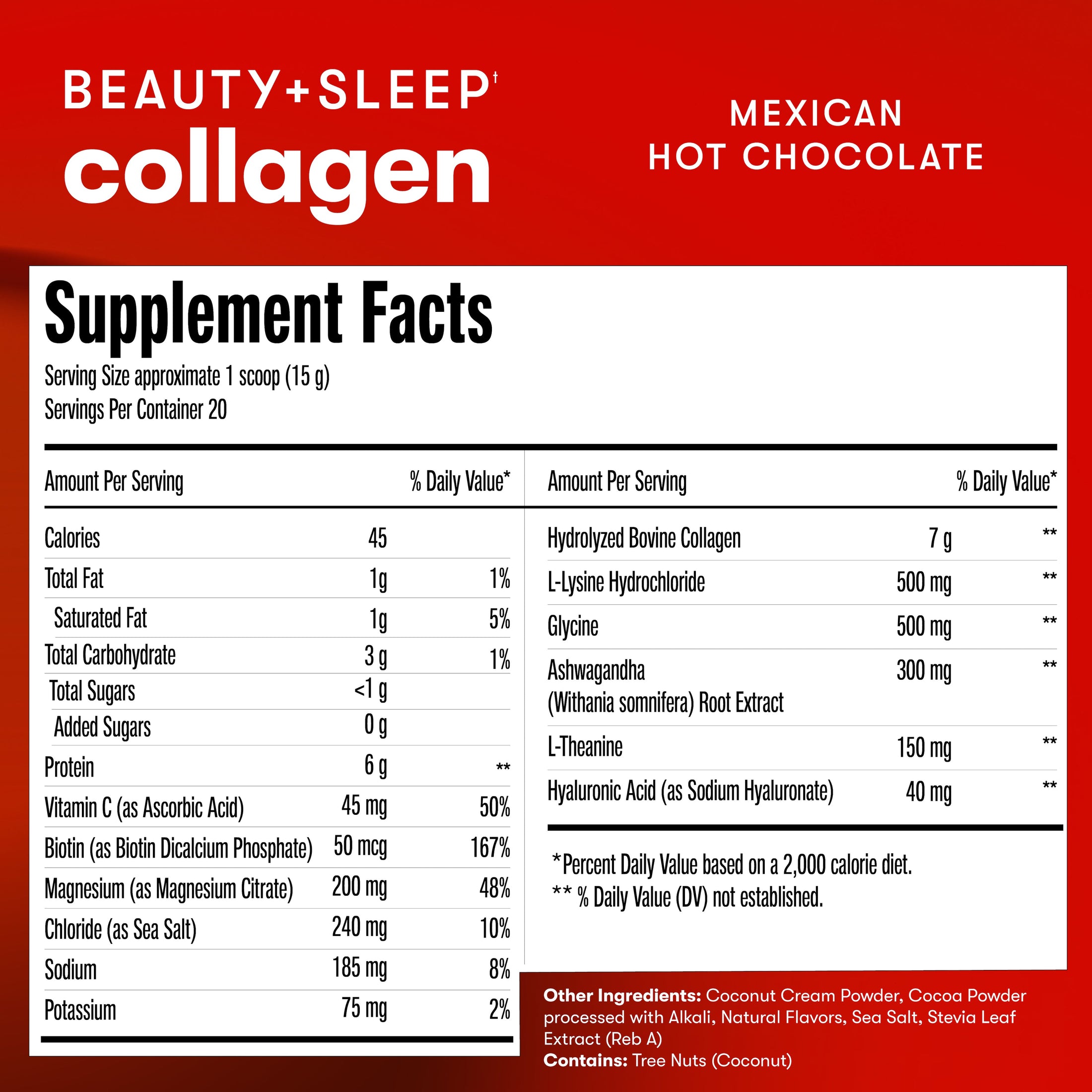 Beauty + Sleep Collagen: Keto Mexican Hot Chocolate