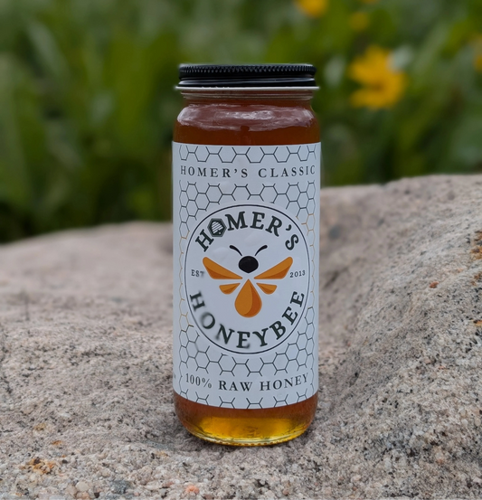 Homer's Classic - Northern Valley Raw Honey, Homer's Honey Bees Utah