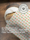 Cargar la imagen en la vista de la galería, Handmade Bread Bag | Beeswaxed

