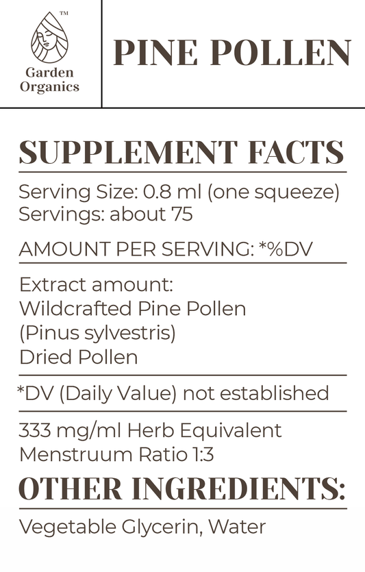 Pine Pollen Tincture