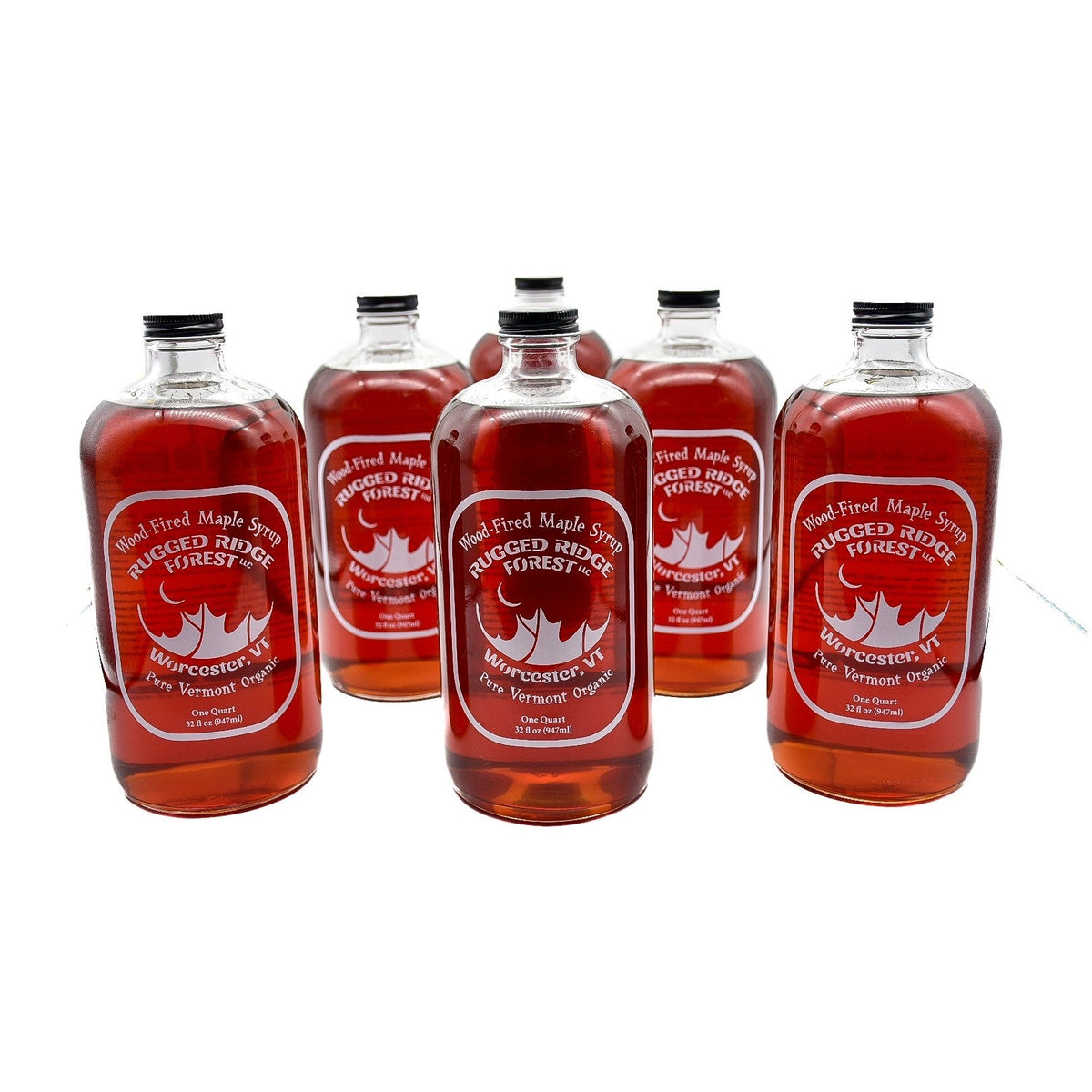 Wood-Fired Maple Syrup Case of Quarts (6/case) FREE SHIPPING!