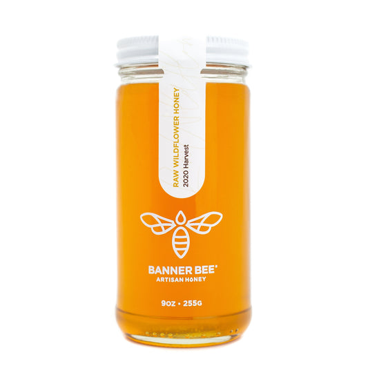 Banner Bee Liquid Raw Wildflower Honey