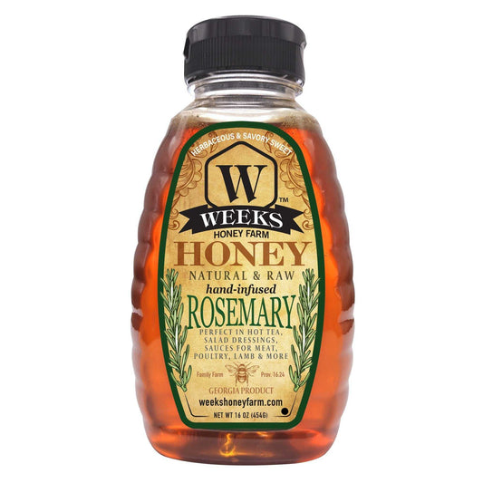 Hand-Infused Rosemary Honey