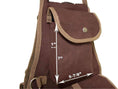 Cargar la imagen en la vista de la galería, Tahoe Large Multi Pocket Canvas Saddle Bag w Cell Phone Pocket
