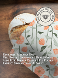 Cargar la imagen en la vista de la galería, Handmade Bread Bag | Beeswaxed
