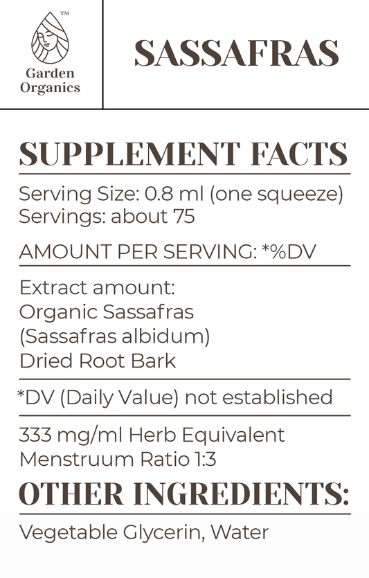 Sassafras Tincture
