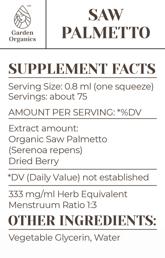 Saw Palmetto Tincture