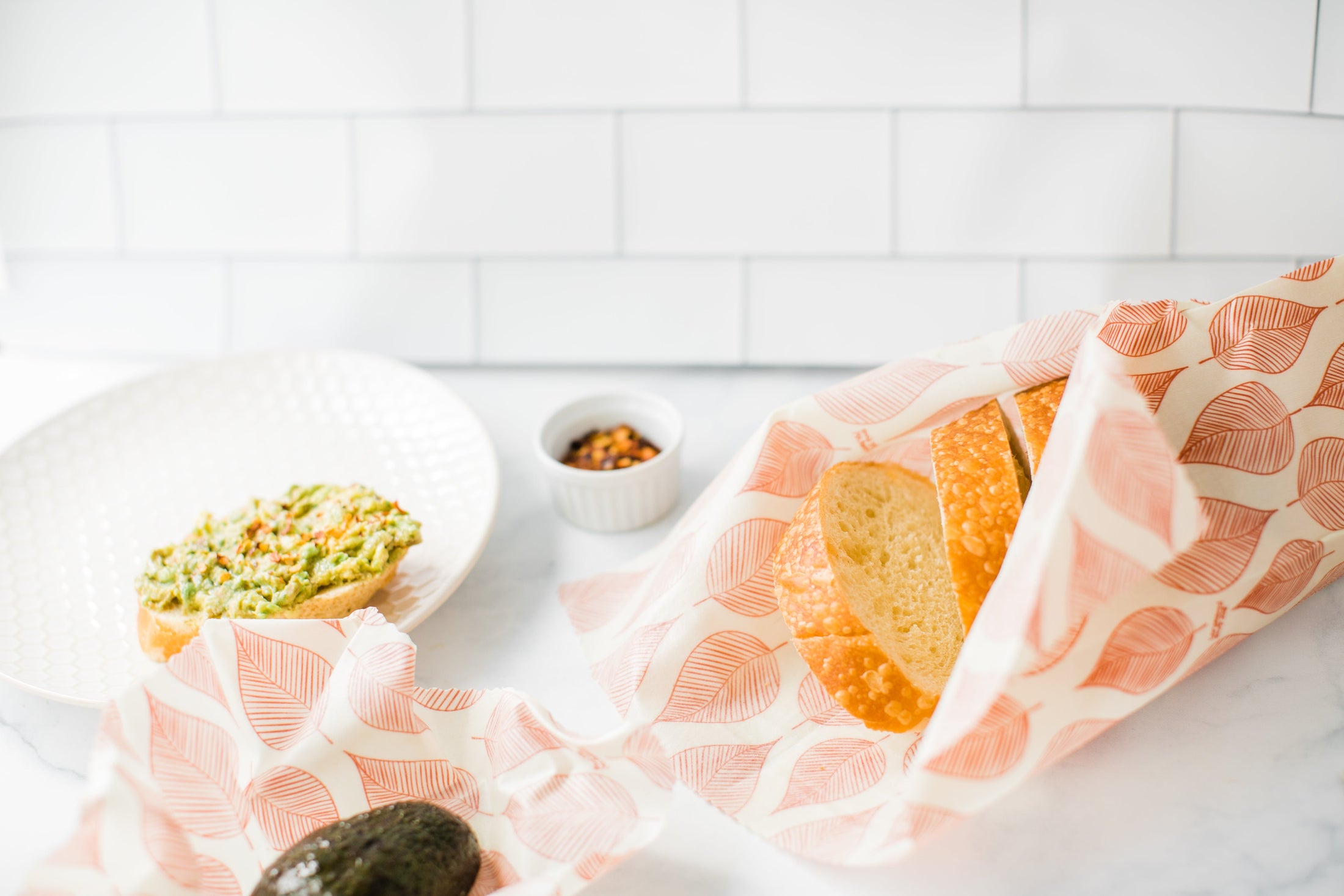 Scarlet Leaves Beeswax Wrap Collection