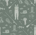 Load image into Gallery viewer, Moby Wallpaper by Kim Hallquist Designs
