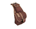 Cargar la imagen en la vista de la galería, Tahoe Large Multi Pocket Canvas Saddle Bag w Cell Phone Pocket
