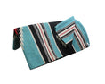 Cargar la imagen en la vista de la galería, Handwoven Navajo-Inspired Acrylic Western Horse Saddle Blanket – 32" x 64", Southwest Aztec Design, Decorative, Great for Riding, Display, or Home Decor
