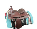Cargar la imagen en la vista de la galería, Handwoven Navajo-Inspired Acrylic Western Horse Saddle Blanket – 32" x 64", Southwest Aztec Design, Decorative, Great for Riding, Display, or Home Decor
