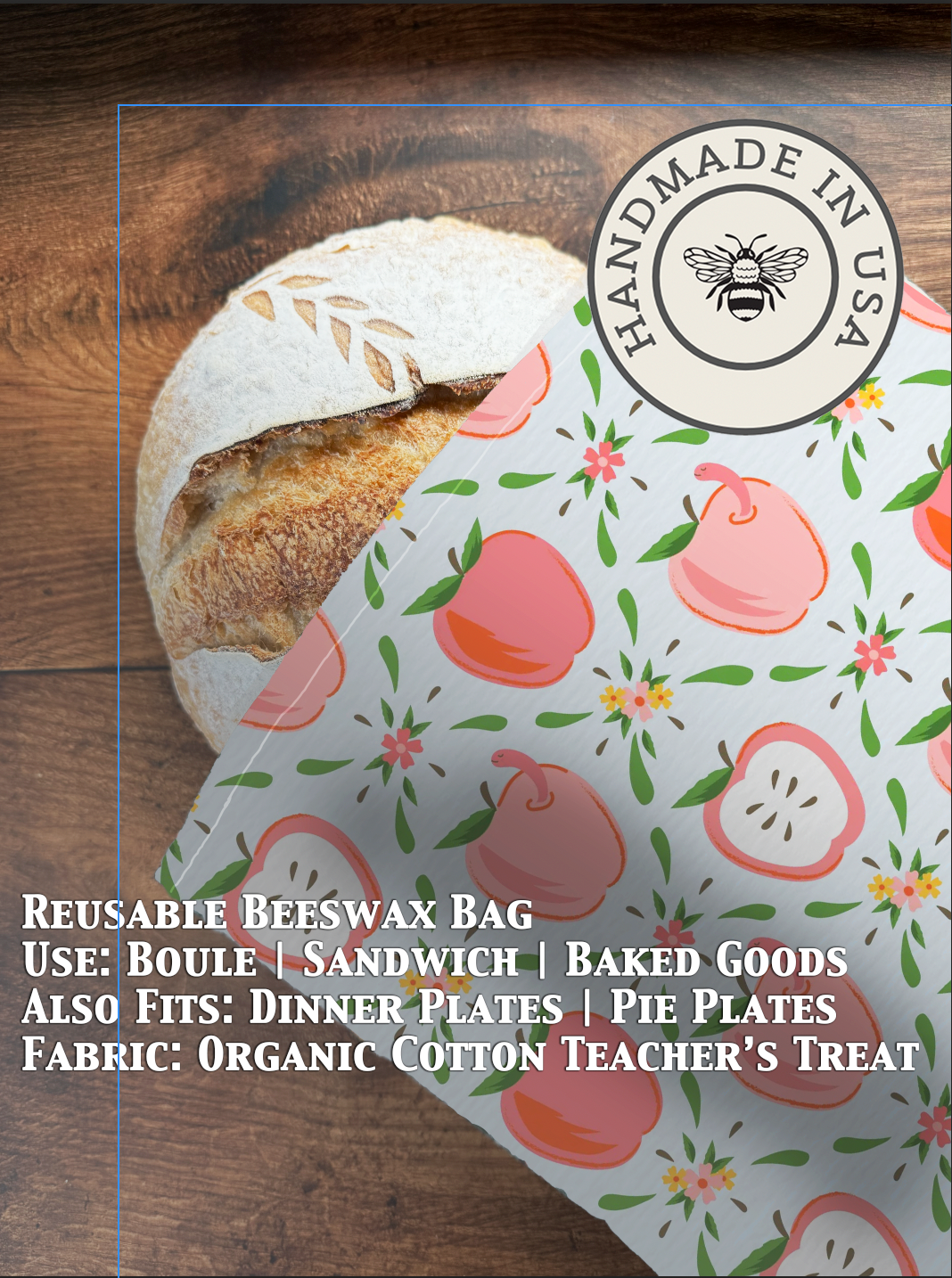 Handmade Bread Bag | Beeswaxed
