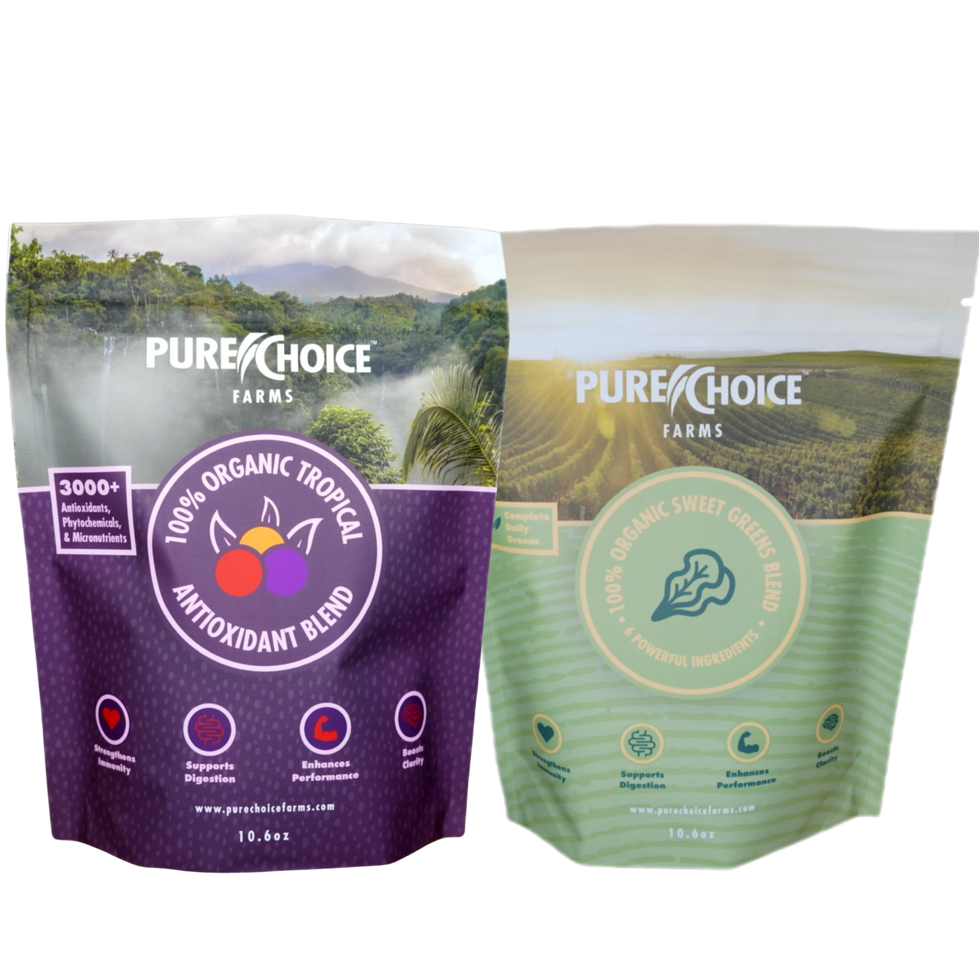 Sweet Greens & Organic Tropics