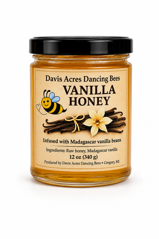 Vanilla Bean Honey | Small Batch Honey | Raw Honey