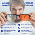 Cargar la imagen en la vista de la galería, Versa Blue Light Blocking Glasses – with Interchangeable 50% and 99% Blocking Lenses
