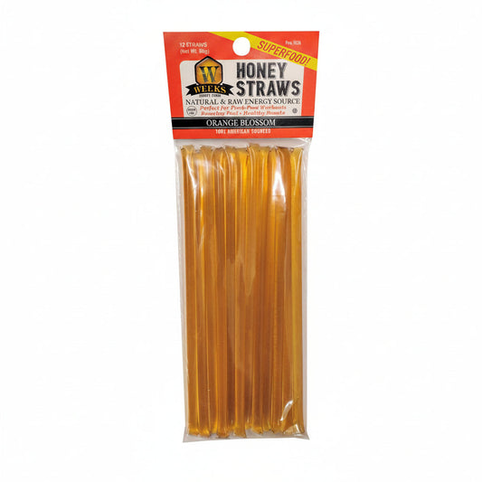 Raw Honey Straws – Orange Blossom & Wildflower | Weeks Honey Farm