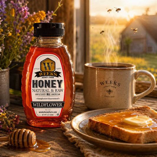 Georgia Wildflower Honey | 100% Raw & Pure – Weeks Honey Farm