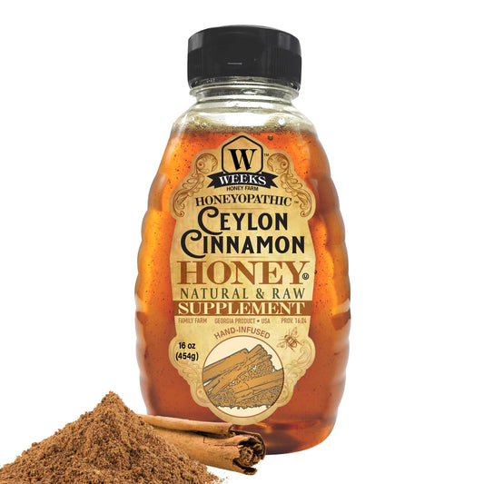 Infused Honey Trio – Ceylon Cinnamon, Rosemary & Salted Honey (3 x 16 oz)