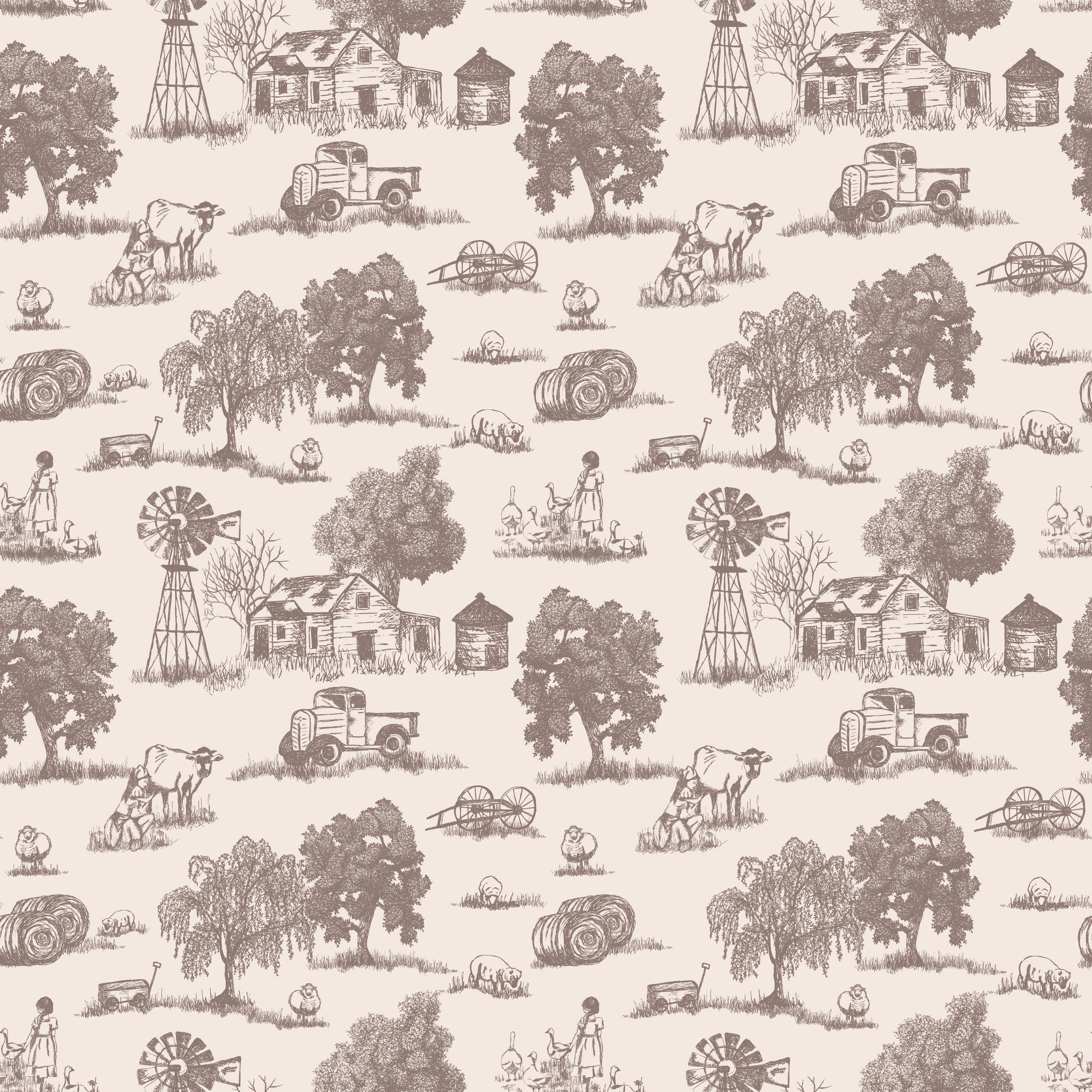 Winona Wallpaper by Hannah Langford Design