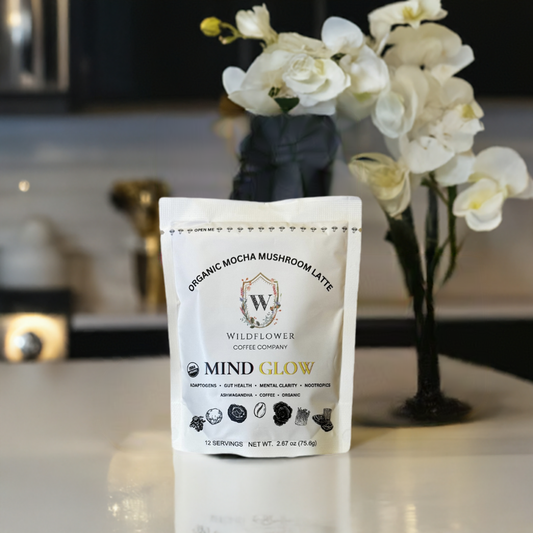 MIND GLOW: organic mycotoxin and mold free Mushroom Latte