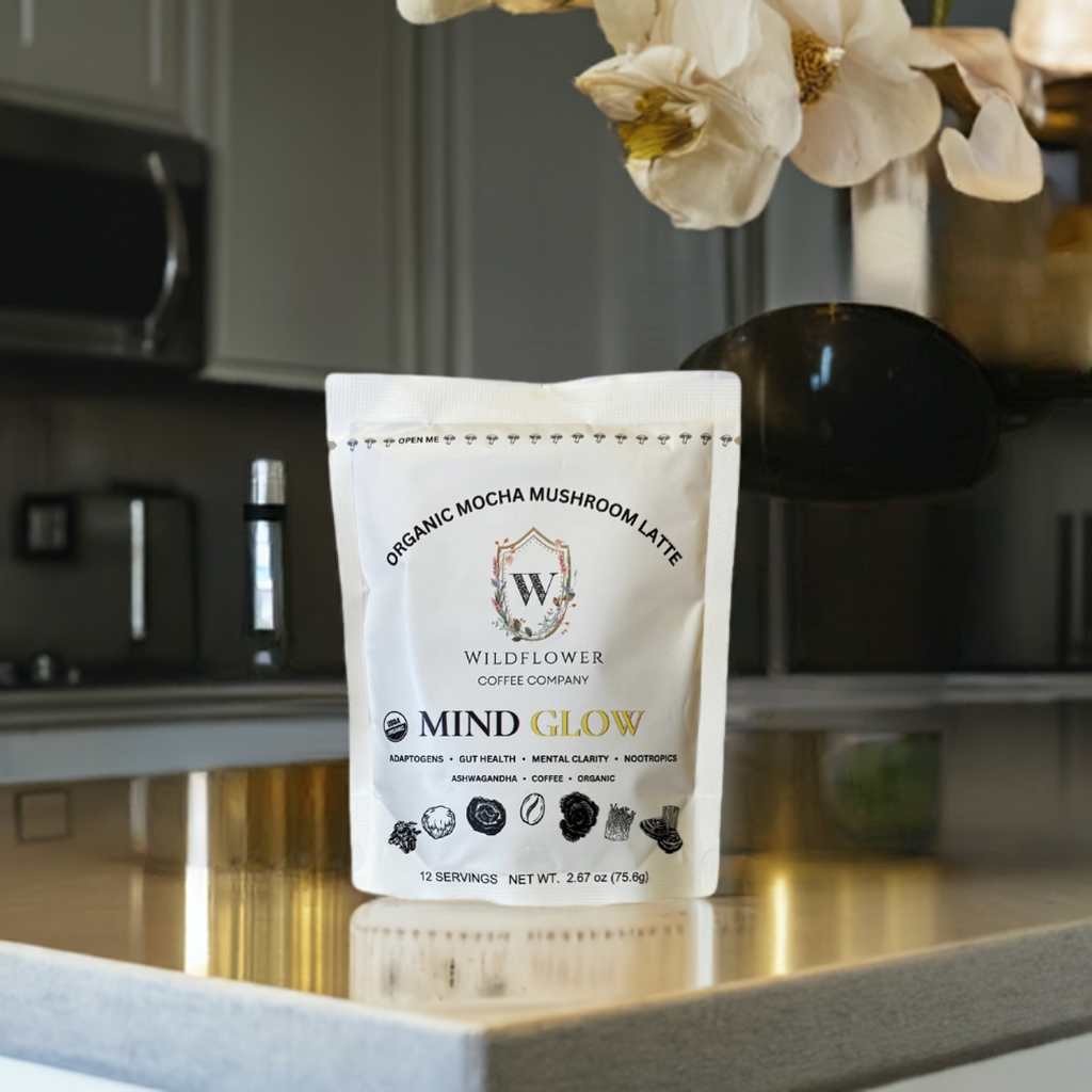 MIND GLOW: organic mycotoxin and mold free Mushroom Latte