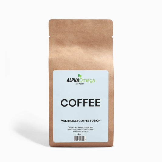 Mushroom Coffee Fusion - Lion’s Mane & Chaga - 4oz