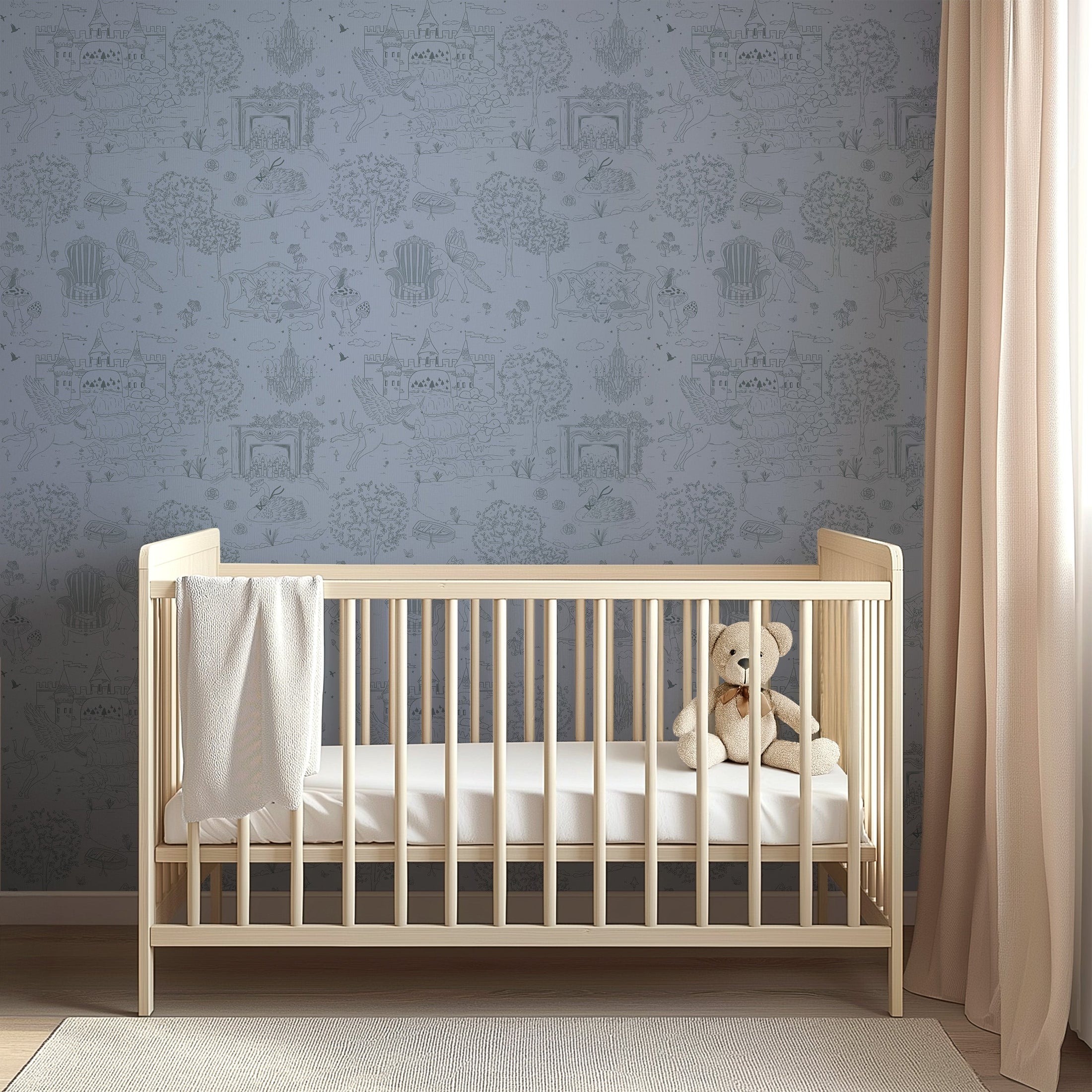 Ginny Wallpaper by Painted Hawk Design
