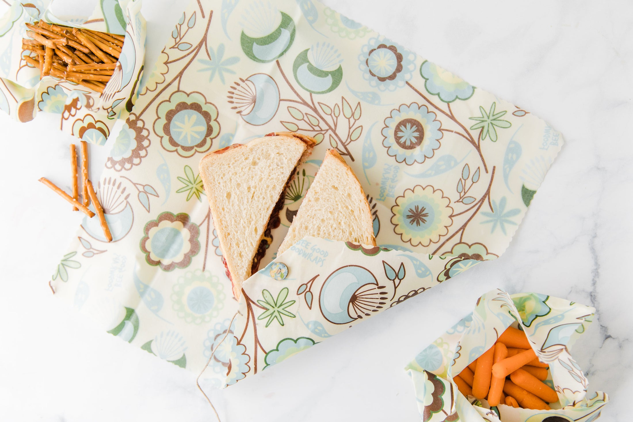 Turquoise Harmony Beeswax Wrap Collection