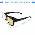 Load image into Gallery viewer, Blue Light Blocking Glasses – Universal Fitover Series
