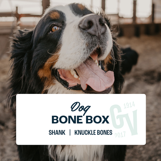 Grass Fed Dog Bone Box