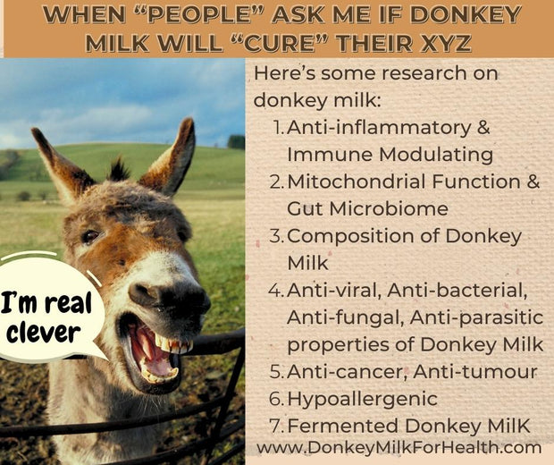 DEPOSIT to schedule picking up Fresh Raw Donkey Milk at the Oklahoma Donkey Dairy