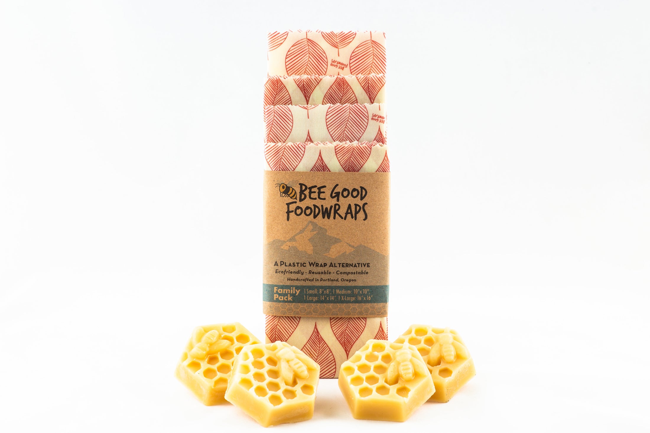 Scarlet Leaves Beeswax Wrap Collection